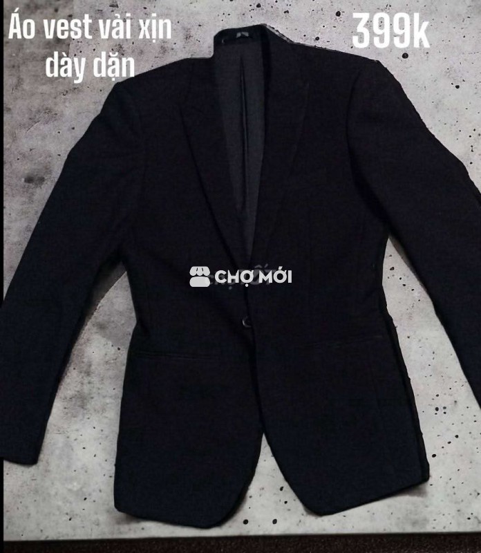 Áo vest nam vải xịn size fit dưới m7 55kg Mới