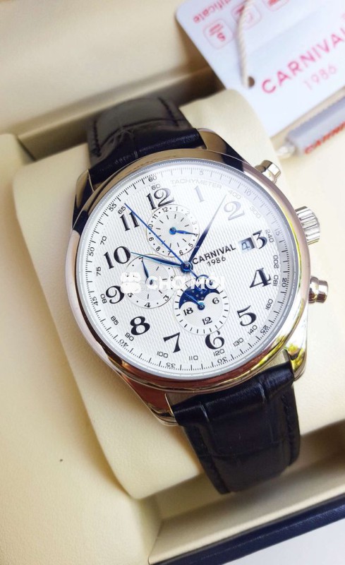 Siêu Phẩm Carnival Triple Calendar 6 Kim Máy Cơ