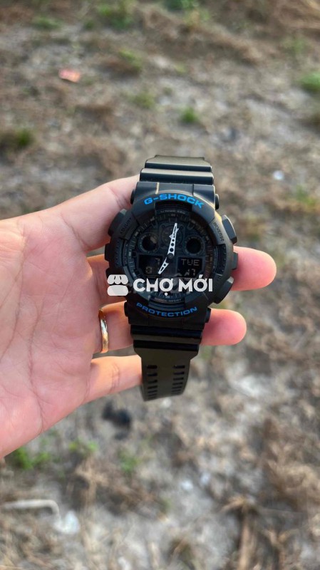 Đồng hồ G-Shock GA-100 Đen Nam