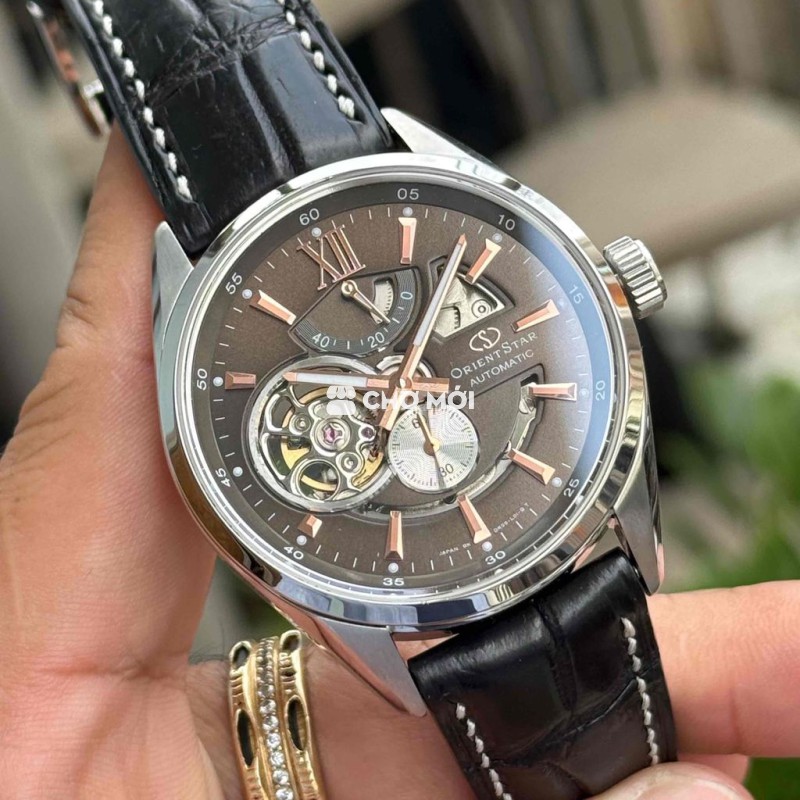 Đồng hồ Orient Star Nam 41mm Nâu