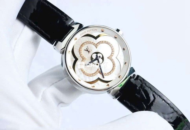 Đồng hồ Louis Vuitton Nữ Kim Cương Zin Hãng Fullbo