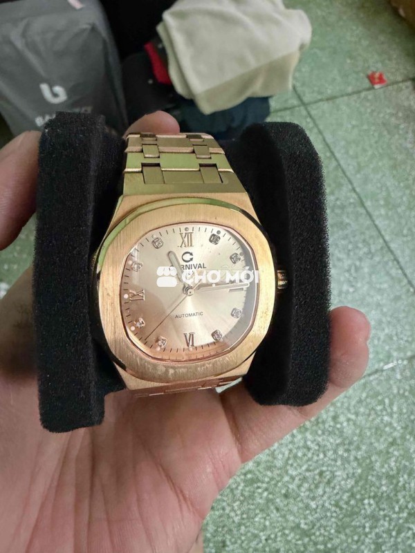 Đồng hồ Carnival Nam Vàng hồng