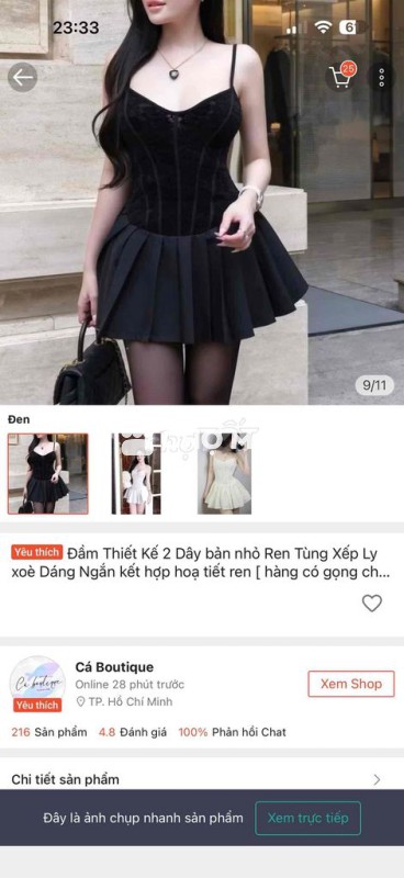 Đầm Nữ Ren Ngắn