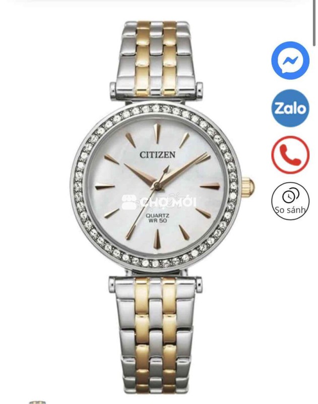 Đồng hồ Citizen Nữ Kim loại