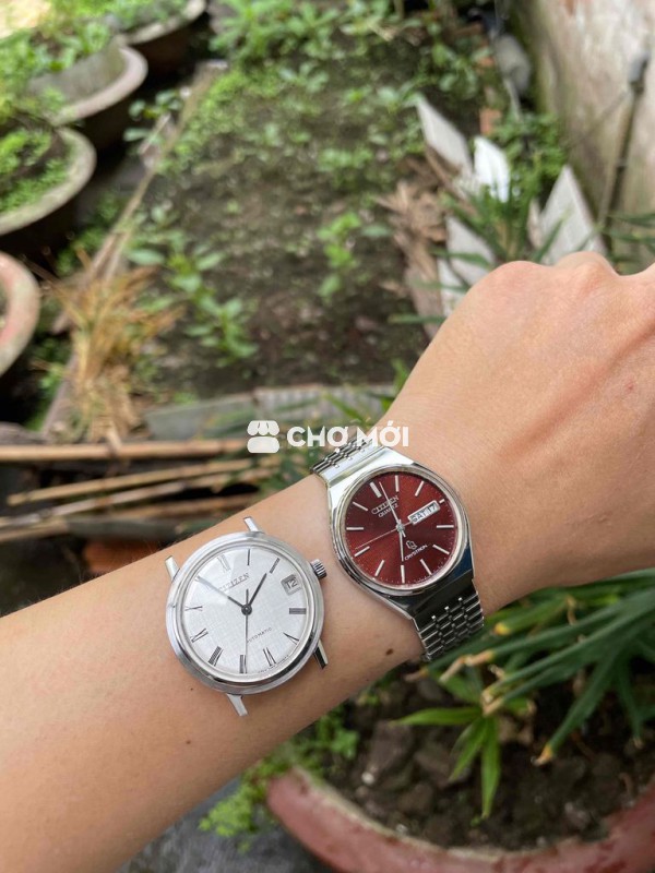 Đồng hồ Citizen Đỏ Bạc Xanh Đen