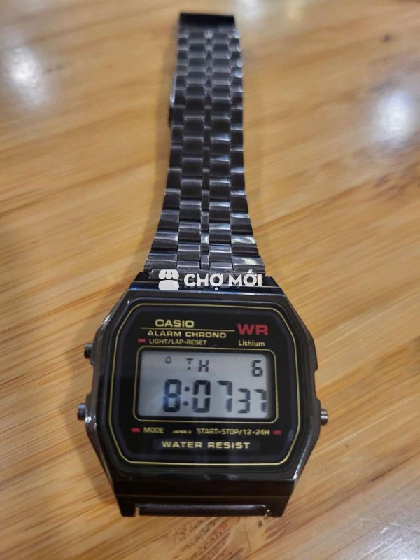 Đồng hồ casio A159W màu đen