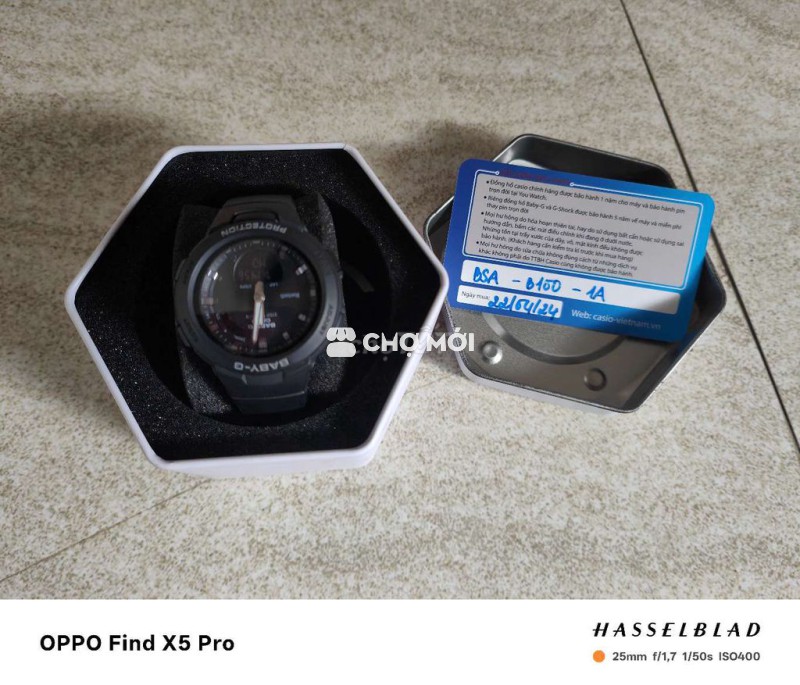 Đồng hồ Casio Baby-G BSA-B100-1A Nữ Đen