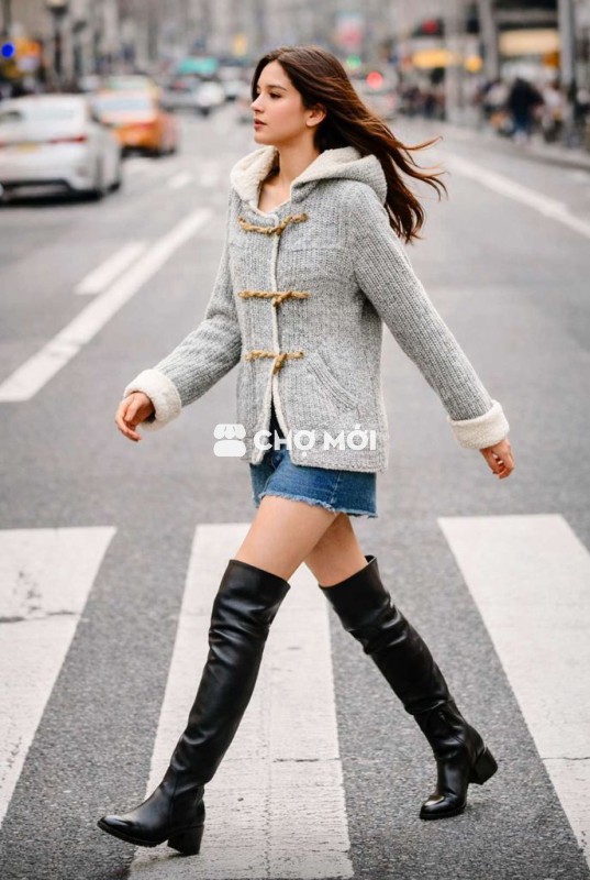 Áo khoác len ZARA Knit size S