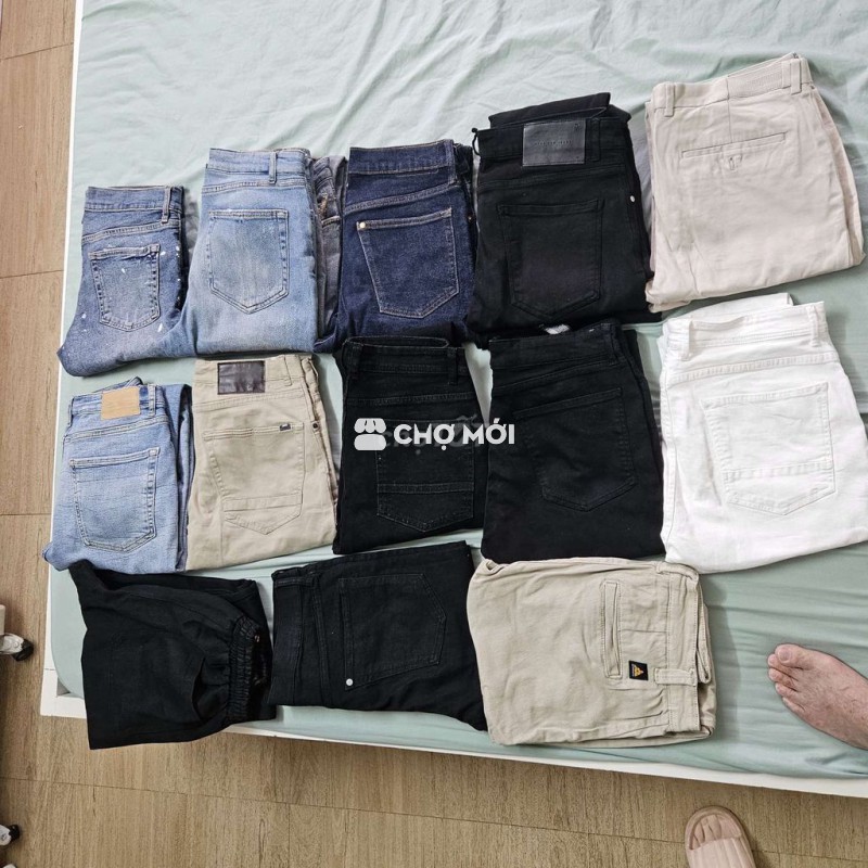 Quần jean nam vải jean