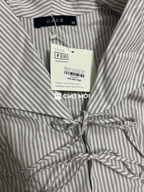 Đầm sơ mi Gago Brand Nữ size S