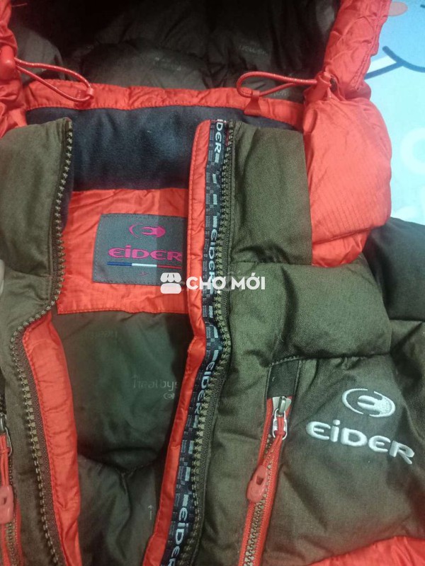 Áo khoác phao Eider Lông vũ Đỏ L