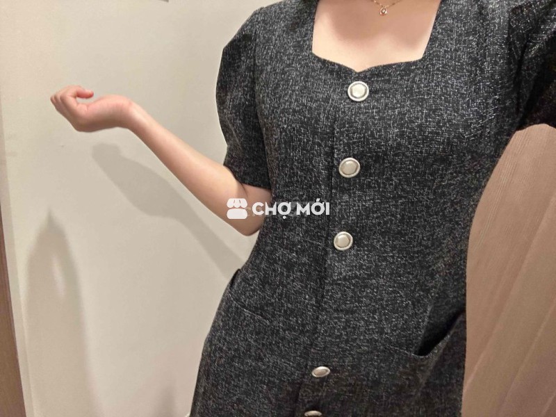 Đầm nữ NAIN Polyester size S Đen