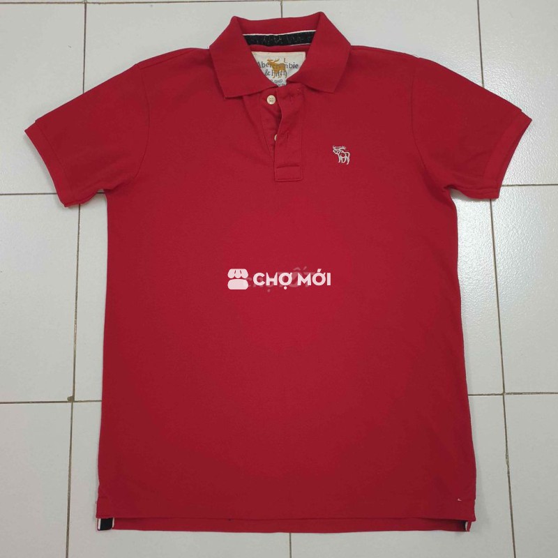 Áo polo đỏ đun Ab.ercrombie&Fi.tch ko mặc thanh lý