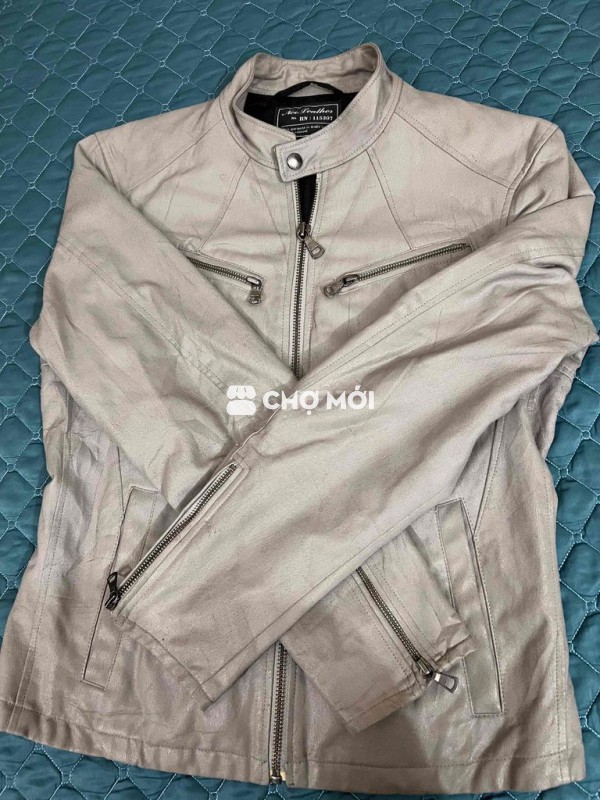 Áo khoác da nam da lộn size M