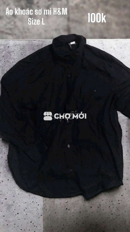 Áo sơ mi H&M Cotton Unisex size L