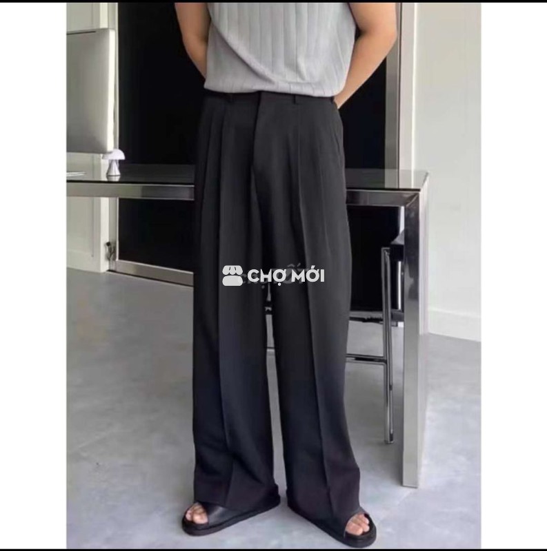 Quần ống suông nam size L Mới