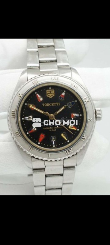 Đồng hồ Torcetti Nam Bạc 39mm