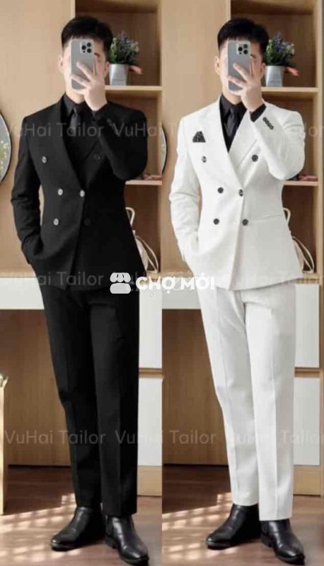 Vest Nam Vải Đen, Trắng Đã qua sử dụng