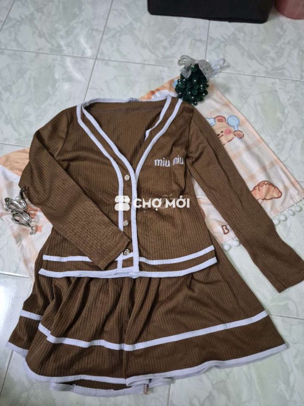 Đầm set nữ Nâu dưới 49kg