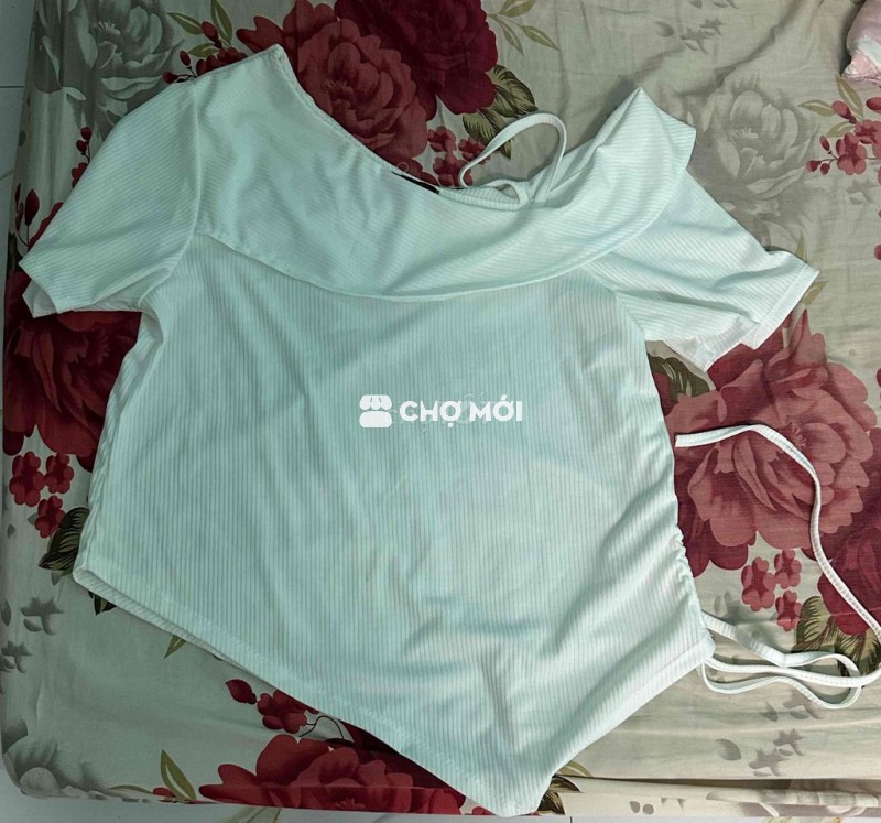 Áo trễ vai Nữ Trắng