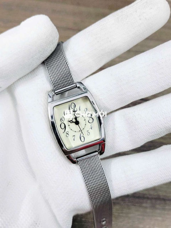 Đồng hồ si Nhật nữ Jaxis mặt chữ nhật