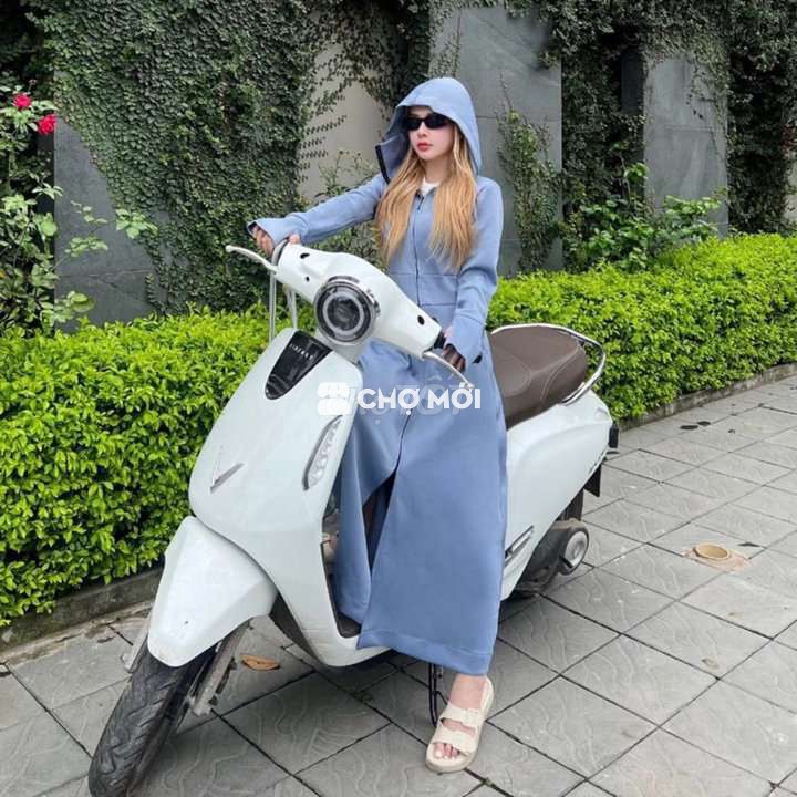 Áo chống nắng nữ Cotton dáng dài