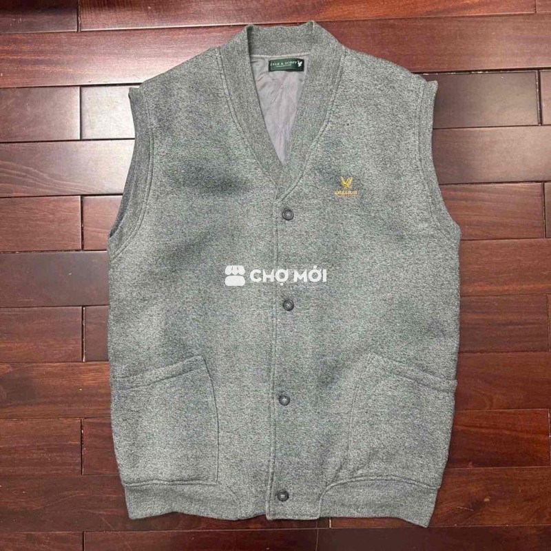 Áo gile nam LYLE&SCOTT Len nỉ size L