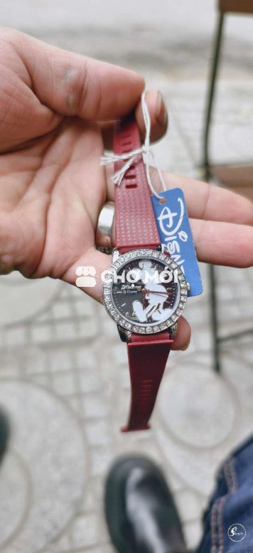 Đồng hồ Disney Mickey Nữ Đỏ