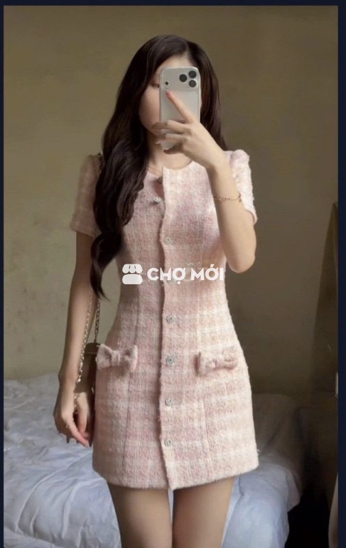 Đầm nữ vải tweed size M