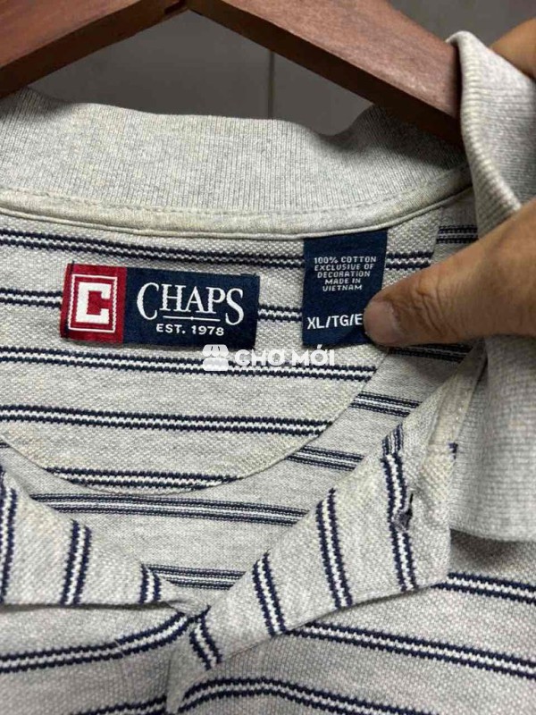 Áo polo nam Chaps cotton size XL