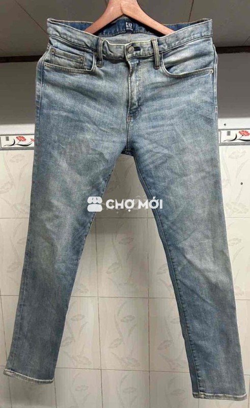 Quần jean nam GAP Skinny 31/30