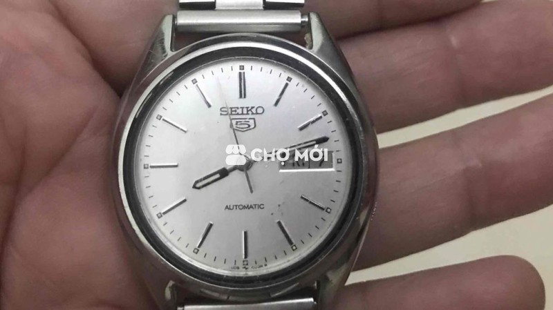 Đồng hồ Seiko 5 Nam 37mm Bạc