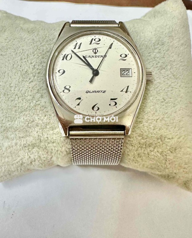 Đồng hồ Candino Swiss made  37mm thép