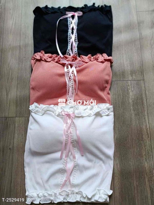 Áo ống nữ vải gân Freesize