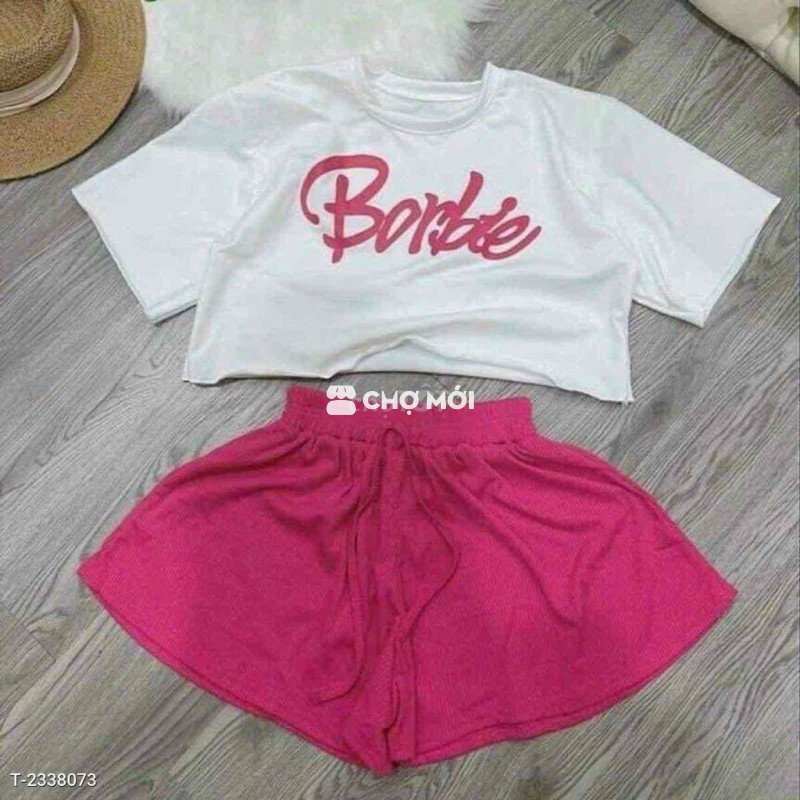 Bộ đồ Nữ vải Barbie