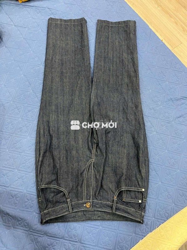 Quần Jean nam xanh đậm size 34 Eo 88