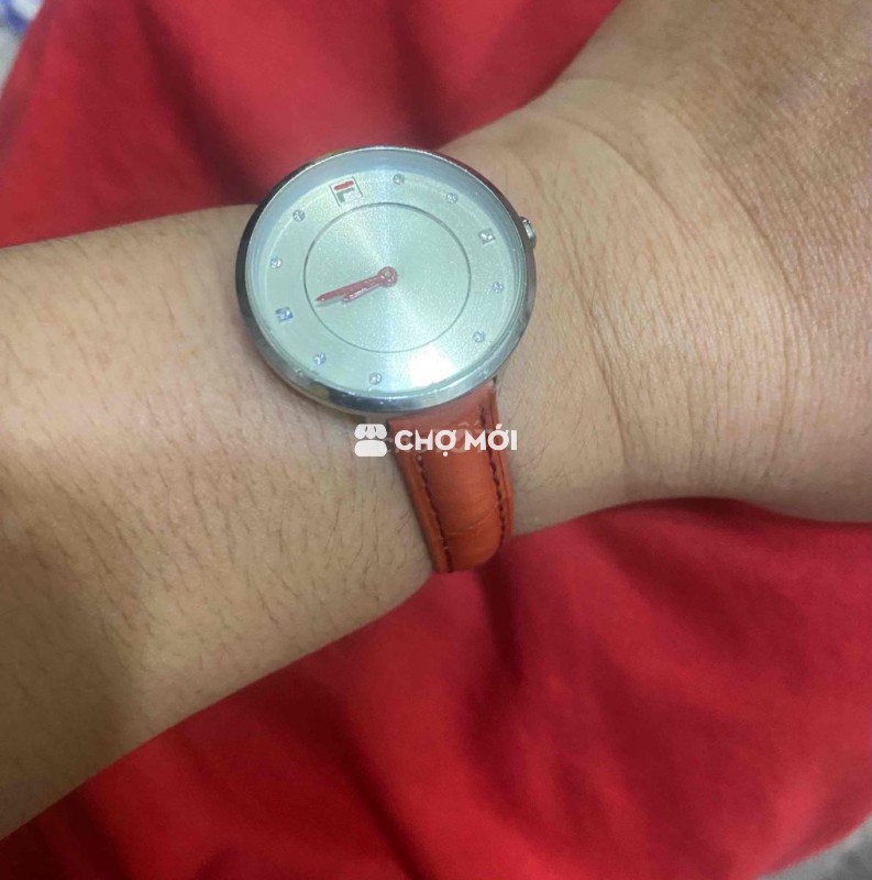 Đồng hồ đeo tay Fila Nữ Đỏ Da