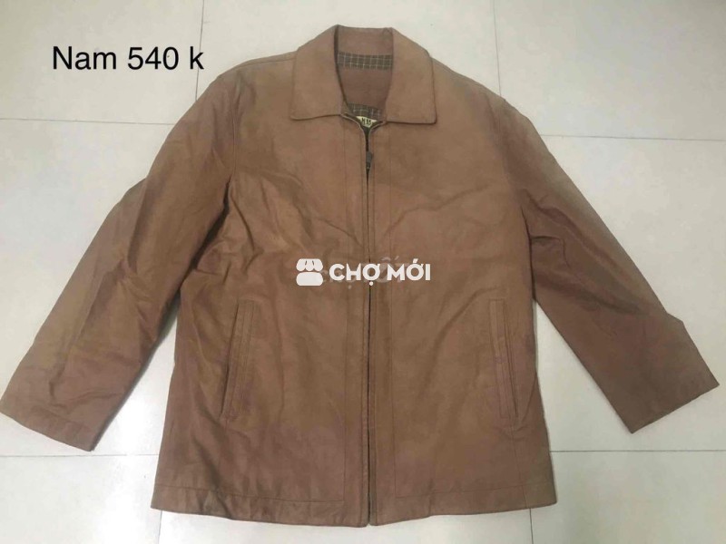 Áo khoác nam da thật Indian