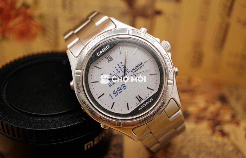 Đồng hồ Casio Data Bank Nam 41mm Chính Hãng