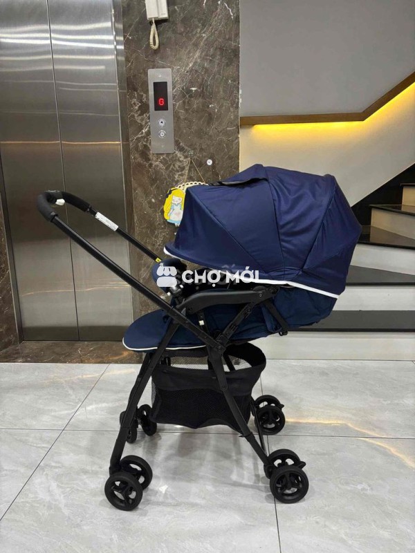 Xe đẩy Aprica Karoon Air Xanh navy