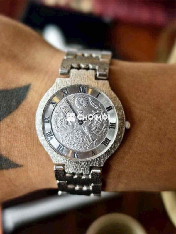 Đồng hồ bạc đúc Bạc khối 925 97% PT Japan độc