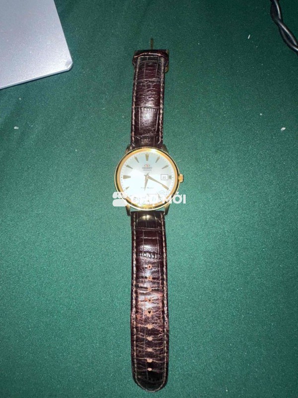 Đồng hồ Orient dây da Nâu Nam