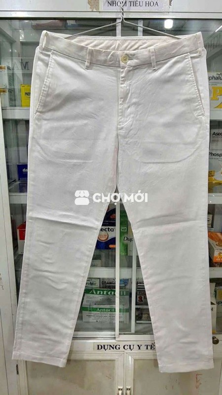 Quần kaki nam Uniqlo co giãn size 32