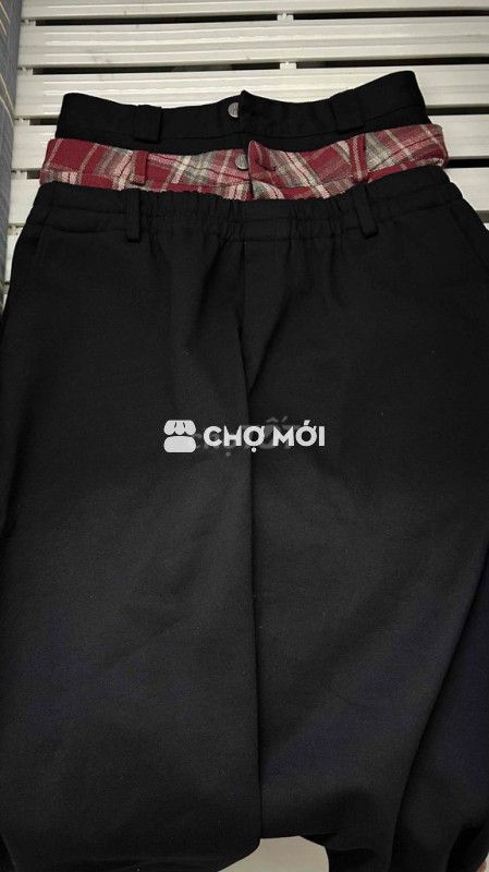 Quần nỉ AESIR STUDIOS Balloon 3 cạp Đen