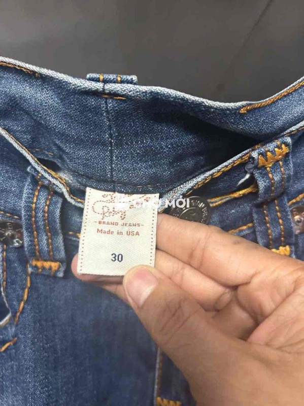 Quần jean nam True Religion Cotton size 30