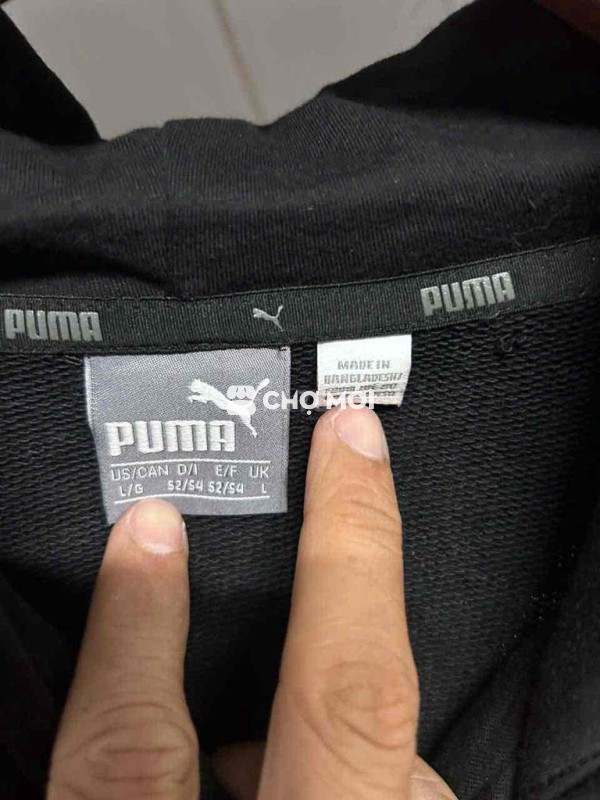 Áo hoodie Puma vải mềm mại size L