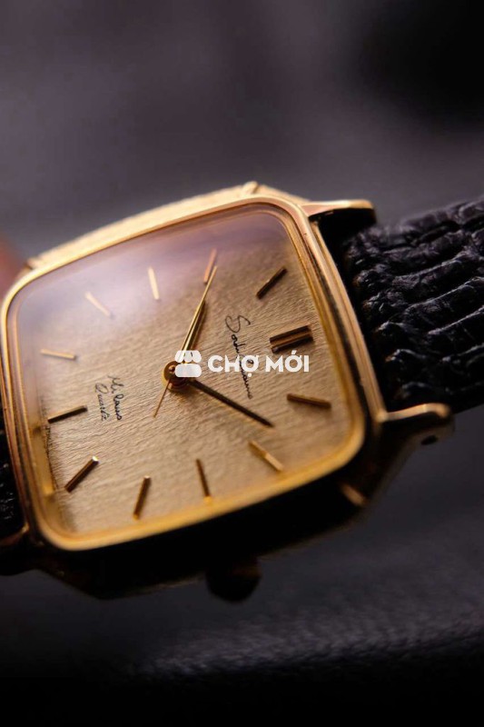 Đồng hồ Milano tank thụy mặt lụa cổ điển tinh tế