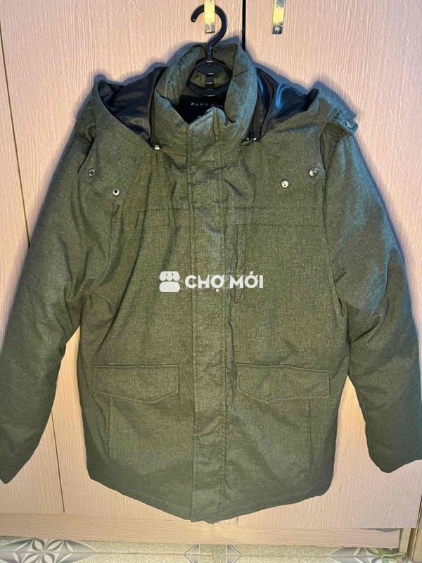 Áo khoác lông vũ Zara Nam size 38