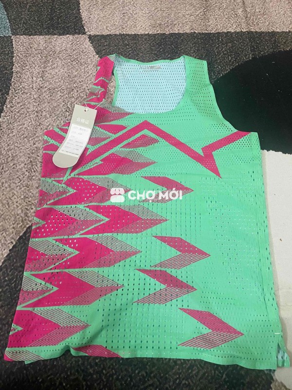 Áo ba lỗ nam Polyester size M,ép nhiệt,mỏng nhẹ