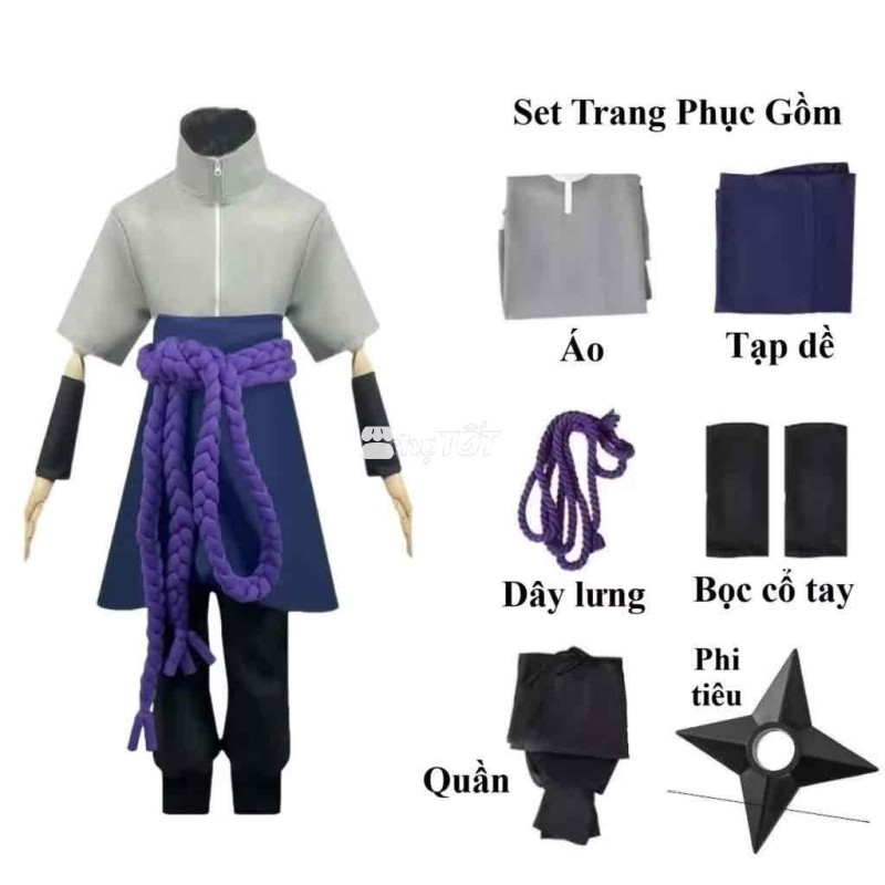 Trang phục cosplay Sasuke Unisex